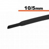 Tub termocontractibil negru 10mm/ 5mm 0.5m, Oem