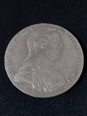 Austria 1780 - 1 taler - Maria Tereza, restrike - Monedă de argint