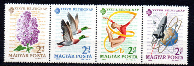 UNGARIA 1964, Flora, Fauna, Cosmos, Sport, serie neuzata, MNH foto