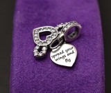 Talisman Argint 925 Iubire Argintboutique - Charm Argintiu, Cadou Ziua Mamei, Iubitei