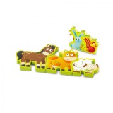 Cumpara ieftin Puzzle Din Lemn Pentru Copii Cu Numere Si Animale De La Ferma