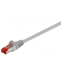 Cablu CAT6 PiMF SFTP 2m 2x RJ45 cupru ecranat gri Goobay foto