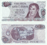 1976, 10 Pesos Ley (P-300) - Argentina - stare UNC