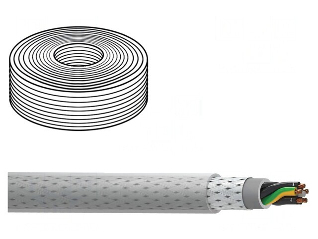 Cablu MACHFLEX 350SY PVC Transparent 4G1mm2 50m