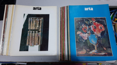 Revista ARTA - lot 20 numere 1986-1987 foto