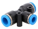 Racord Push-In T Ramificație 0.95-6bar PBT