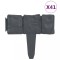 Gard de gazon, 41 buc., 10 m, plastic, aspect piatra