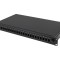 Patch Panel Fibra Optică LANBERG 24 Porturi Rack 19&quot; FOP1-24SS-LDB Negru