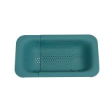 Cos pentru scurgere chiuveta de bucatarie, flippy, plastic, telescopic, 36x20x5 cm, verde