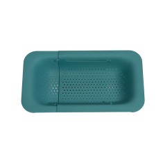 Cos pentru Scurgere Chiuveta de Bucatarie, Cyrax, Plastic, Telescopic, 36x20x5 cm, Verde