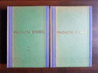 Magazin Istoric. Anul 1970. 12 Numere legate in 2 volume (stare impecabila) foto