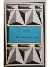Mihai Eminescu - Literatura populara (Editia: 1985) foto