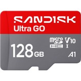 Card Memorie microSDXC SanDisk Ultra GO Android A1, 128Gb, Clasa 10 / UHS-1 U1 SDSQUGN-128G-GN6MN