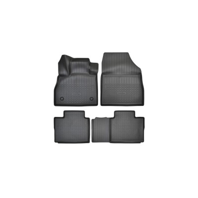 Covoare cauciuc tavita compatibile Renault Espace V Sofer, Pasager randul 1 si randul 2 2015-&amp;gt; Cod: 3D 3783 / A40 foto