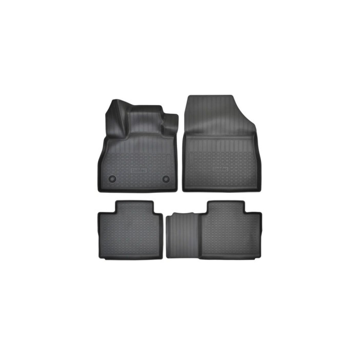 Covoare cauciuc tavita compatibile Renault Espace V Sofer, Pasager randul 1 si randul 2 2015-&gt; Cod: 3D 3783 / A40