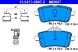 Placute Frana ATE 13.0460-2607.2 Mercedes-Benz Gl-Class GLE GLS M-Class