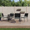 VidaXL Set mobilier de grădină cu perne, 5 piese, poliratan și oțel 3187021