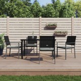 VidaXL Set mobilier de grădină cu perne, 5 piese, poliratan și oțel