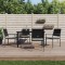 vidaXL Set mobilier de grădină cu perne, 5 piese, poliratan și oțel 3187021