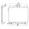 Radiator racire Hyundai Getz (Tb), 08.2002-10.2006, Motorizare 1, 3 60/62kw Benzina, tip climatizare Cu/fara AC, cutie automata, dimensiune 488x372x1