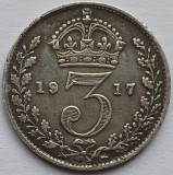 Marea Britanie, 3 Pence 1917 George V