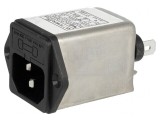 Conector de Alimentare AC Soclu Tată 6A 250V 0,7mH