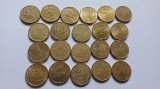 Lot -21 Monede de 10 eurocent diferite-,Bulgaria,Finlanda,Slovenia,Croatia,Olanda,Lituania,Irlanda,Luxemburg,Grecia,Portugalia etc, Europa