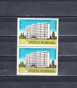 M1 TX6 5 - 1981 - 150 ani - Spitalul Militar Central - Bucuresti pereche de doua