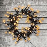 Instalatie interior/exterior 120 LED-uri, lumina calda
