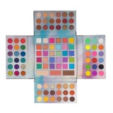 Trusa Farduri Ochi Beauty Glazed Pastel Paradise, 105 Nuante Pigmentate, 5 Palete Machiaj