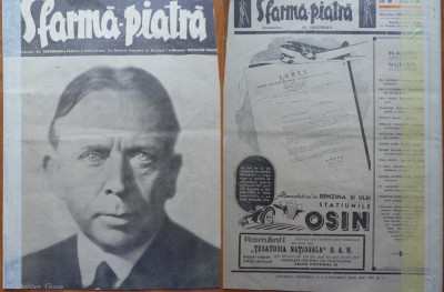 Sfarma Piatra, ziar legionar, februarie 1939, Nichifor Crainic, Th. Capidan foto