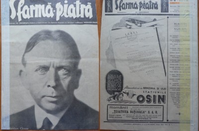 Sfarma Piatra, ziar legionar, februarie 1939, Nichifor Crainic, Th. Capidan foto