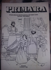 Carte 1992,PRIMARA,Sudii biblice,Scoala de SABAT,VECHIUL TESTAMENT,T.GRATUIT foto