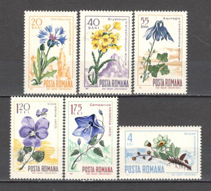 Romania.1967 Flora carpatina ZR.269