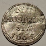 Prusia 1 schilling 1665 / K&ouml;niqsberq/ Caliningrad argint RaR