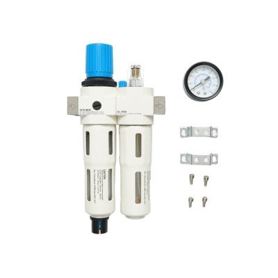 Filtru aer si ungator cu regulator de presiune max. 1.6 MPa, racord 1/4 foto