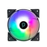 VENTILATOR SPACER PC Silent 120x120x25 mm ARGB light cu diferite setari ale jocului de culori, posibilitate conectare fan hub, Hydraulic Bearing, 39CF
