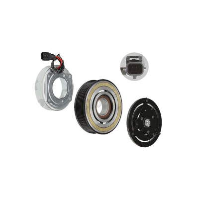 Cupla magnetica ambreiaj compresor A/C diametru 115 mm cu 7 caneluri, tip Valeo DCS17, Renault Laguna 2001-2007; Latitude, Master 2010-, Trafic 2006- foto
