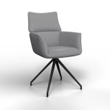 Cumpara ieftin Scaun din textil Paolo, gri