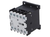 Contactor 4-polar NO x3 NO 24VAC 9A FINDER pentru şină DIN 6K