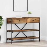 Masă de Consolă Lemn Veche 100x34.5x75 cm Lemn Ingineresc