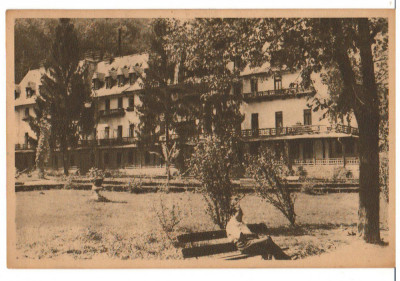 CPIB 17432 CARTE POSTALA - CALIMANESTI. HOTELUL DE STAT, LIBRARIA NOASTRA, 1956 foto