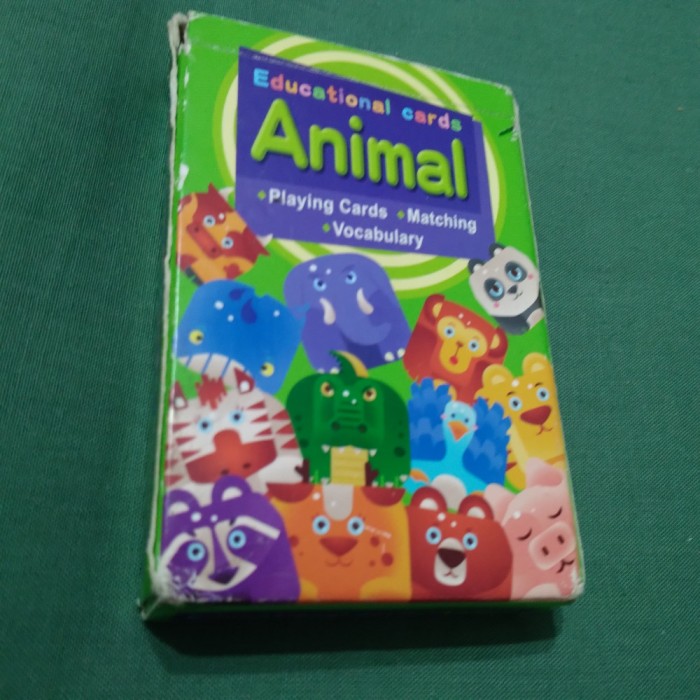 SET CARTI JOC EDUCATIONALE ANIMAL PENTRU COLECTIONARI