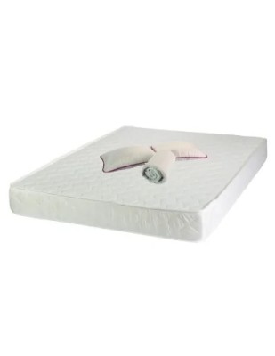 Set Saltea ortopedica, Pegas Comfort Flex 160x200x20cm, fermitate tare, cu spuma poliuretanica, Saltsib plus 2 perne matlasate, microfibra 50x70cm si foto