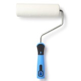 Cumpara ieftin Trafalet Vopsea Alchidica Diall, 180mm, Mohair cu Fibra, Maner Ergonomic, Albastru