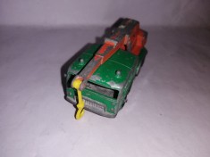 bnk jc Matchbox 30c 8 Wheel Crane Truck - regular wheels