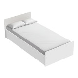 Cumpara ieftin Pat 1 persoana Toscana Pako World Alb 90x200x10 cm