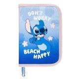 Penar neechipat cu 1 fermoar, 2 extensii, St Majewski, Stitch, Bleu-Roz