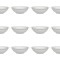 Set boluri, 12 piese, 445 ml, Portelan, Alb