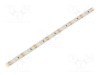 Banda LED alb cald 2835 120 LED/m 8mm IP20 20W/m WISVA OPTOELECTRONICS